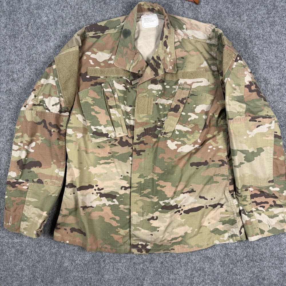 US Military OCP ACU Combat Coat Mens Small Regular Multicam Field Jacket
